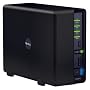 Synology DS209+ II NAS-System ohne Festplatten (2-Bay, SATA, USB, Ethernet, Raid) schwarz