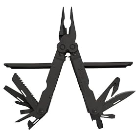 SOG Specialty Knives & Tools B63-N  EOD PowerLock with V-Cutter, Black Oxide