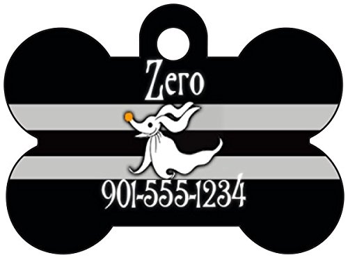 Disney Nightmare Before Christmas Zero Dog Tag Pet Id Tag Personalized w/ Name & Number