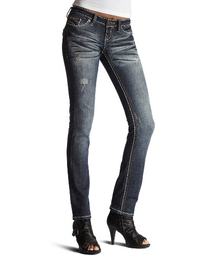 Request Junior's 5-Pocket Sexy Straight Leg Jean product image