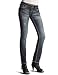 Request  Junior's 5-Pocket Sexy Straight Leg Jean, Click, 30