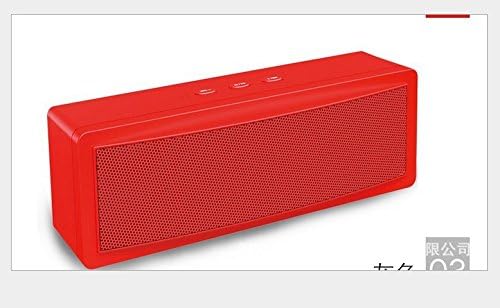 Wireless HIFI SPEAKER,Facleta Bluetooth Speaker With Stereo Audio Receiver Wireless Enceinte Loudspeakers Support TF Card FM Stereo Subwoofer Sound Box HIFI-RED COLOR