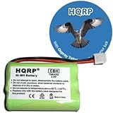 IMAGE OF HQRP Phone Battery for General Electric GE 28112, 21009, 21009GE3, 21018, 21018GE3 Cordless Telephone plus Coaster