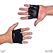 Fit Four The Neo Grip Glove Callus Guard Fitness Gloves for Cross Training, Weightlifting & Yoga - Enhanced Grip Palm (Black, Large)