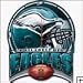Philadelphia Eagles Officially licensed Team Plaque Style clock