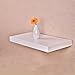 WELLAND White Floating Shelf Floating Wall Shelf (24 by 12-Inch, White)