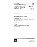 IEC 60118-3 Ed. 2.0 b:1983, Hearing aids. Part 3: Hearing aid equipment not entirely worn on the listener