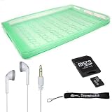 Sony Reader eBook PRS-600 Carrying Case Kit, Package Includes a Synthetic Durable Silicone Skin Case + Also includes a 4GB Mini SD and Adapter + Stereo In-Ear Headphones (White) + package also comes with a 4-inch eBigvalue TM Determination Hand Strap