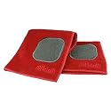 MU Kitchen Dish Cloth with Scrubber Pad, Red