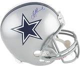 Troy Aikman Autographed Helmet | Details: Dallas Cowboys, Riddell Deluxe Full-Size Replica Helmet