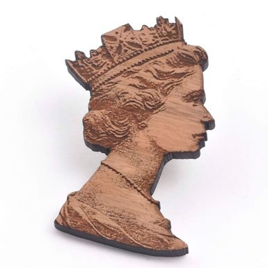 Queen Brooch by Anita Gohil