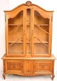 French Louis XV Display Cabinet China Curio Vitrine