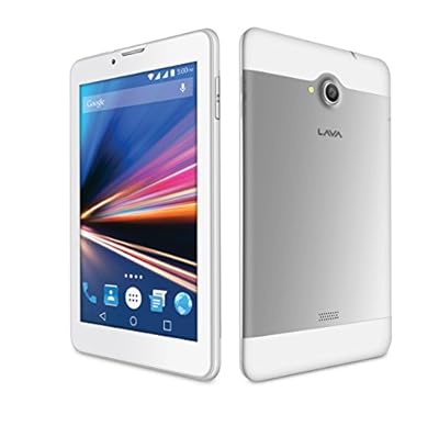Lava Ivory S 4G Tablet (WiFi and Voice Calling), White-Silver