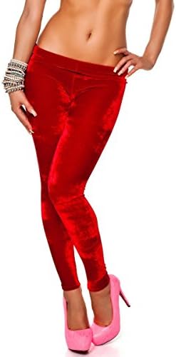24Brands Women's Leggings 2076 34 /36/ 38 Rot