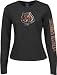bengal22  - Cincinnati Bengals Womens Black Long Sleeve Giant Logo