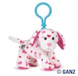Webkinz Love Puppy Kinz Klip 2011 Valentines Release + Free 12-Pack Of Diva*Princess Kids Silly Bracelets & Tye Dye Necklace To Show Them Off!!!