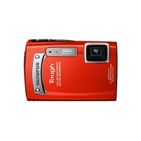 Olympus TG-320 Digital Compact Camera - Red (14MP, 3.6x Wide Optical Zoom) 2.7 inch LCD