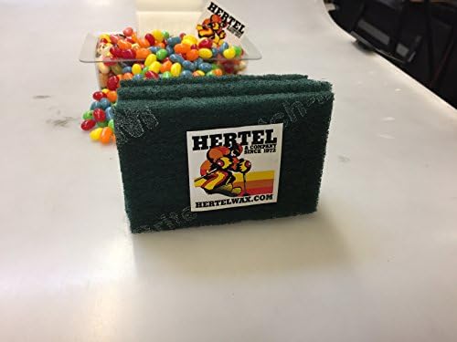 Hertel Scotch Brite ski and snowboard wax buffer