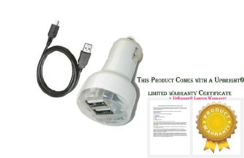 UpBright® NEW Dual USB Port Car DC Adapter For Harman Kardon PSB05R-050Q Auto Vehicle Boat RV CigaretteLighter Plug Power Supply Cord Charger Cable PSU