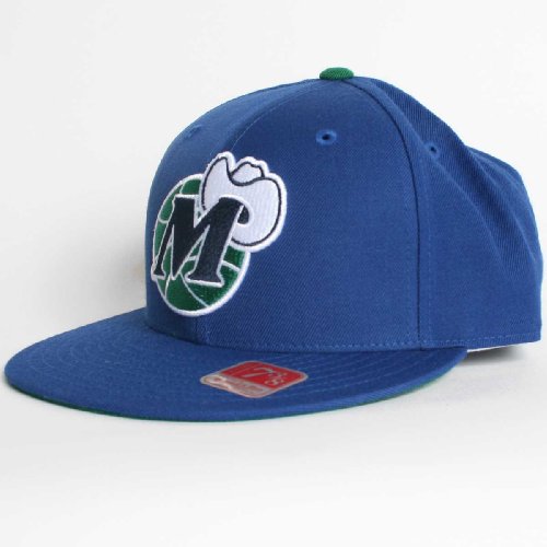 Dallas Mavericks Hardwood Classics Retro Fitted Hat (Blue) 7 5/8