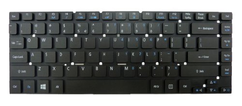 Laptop Replacement Backlit Keyboard without Frame for Acer Aspire V3-431 V3-471 V3-471G, US layout / Black color