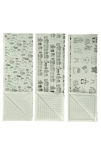 Graphic Newspaper Wrapping Paper