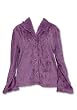 Karen Neuburger Embossed Rose Lilac Plush Bed Jacket