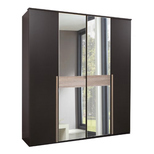 180cm Kleiderschrank »CRUISE« lava, Eiche sägerau