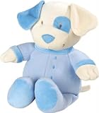 Jr. Jungle: Large Blue Puppy with Rattle