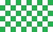 Green and White Checkered Flag - 3 foot by 5 foot Polyester (NEW)