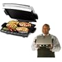 George Foreman GRP99 Next Generation Grill with Removable Plates, Silver Metallic Finish