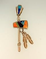 Turquoise Tomohawk Pendant