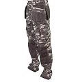 Lee Cooper Schwarz Camo Cargo Arbeitshose 210 mit Kniepolstertaschen