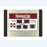 Mississippi State Bulldogs NCAA Scoreboard Desk Clock (6.5x9)