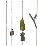 Garderobe matt verchromt Authentics in verschiedenen Farben - WARDROPE, Farbe:Weiss