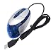 Electronics : Optical USB LED Mouse Silver & Blue