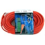 Extension Cords: COLEMAN CABLE Round Orange Extension Cord, 100