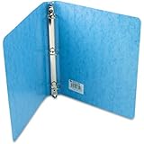 ACCO Presstex 1 Inch Ring Binder, 8.5 x 11 Inch Sheet Size, Light Blue (A7038612-C)