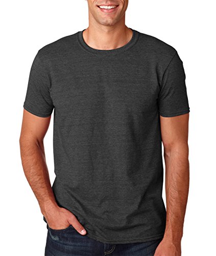 Gildan SoftStyle Ring Spun Cotton T-Shirt. 64000 - XX-Large - Dark Heather