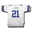 Julius Jones #21 Dallas Cowboys Replica NFL Player Jersey (White) Julius Jones #21 Dallas Cowboys Replica NFL Player Jersey (White)