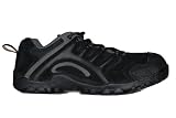 Hi-Tec Santa Fe Black/Charcoal Lightweight Safety Trainers