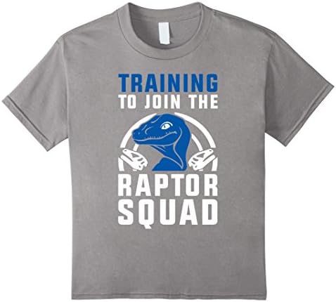 Kids Trainning shirt - Trainning to join the Raptor Squad 12 Slate
