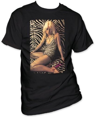 Men's Debbie Harry Zebra Print Blondie T-shirt XL