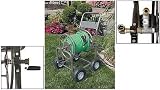 Jcube Green 250 Feet Residental Grade 4 Wheel Hose Reel Cart