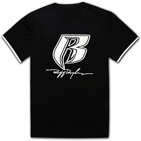 Desin Creatr Mens Ruff Ryders Logo Customized O-Neck T Shirts Black L