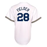 Prince Fielder Milwaukee Brewers Youth Replica Jersey