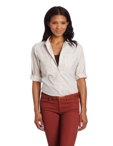 Exofficio Women's Drylite Check Long Sleeve Shirt, Seafoam, Small On Sale