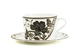 Mikasa Cocoa Blossom Large Cappuccino Cup&Saucer 12Oz