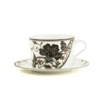 Mikasa Cocoa Blossom Large Cappuccino Cup&Saucer 12Oz