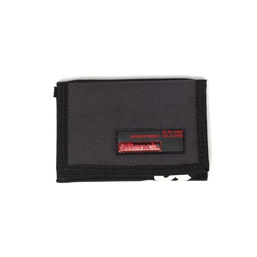 Bench Mens Basic Tri Fold Wallet ECLIPSE - Black 